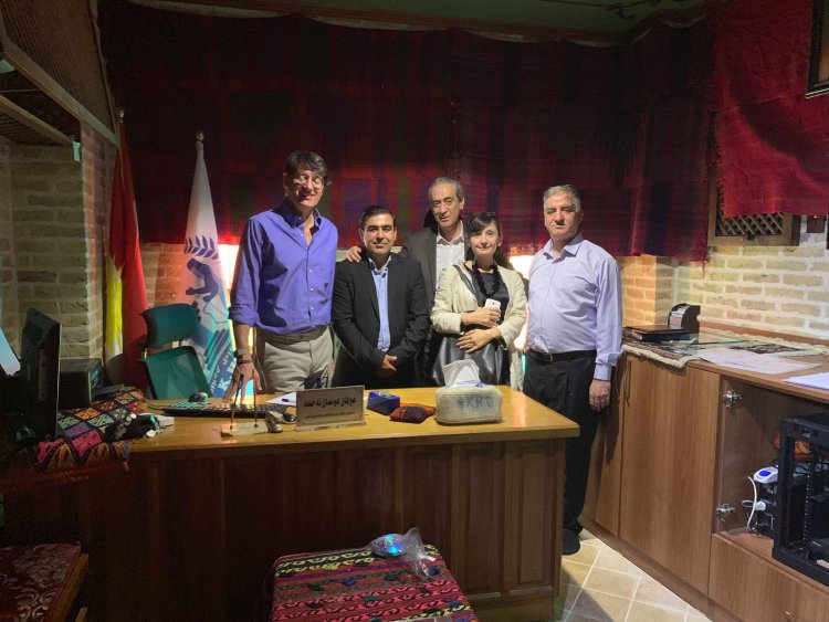 Visiting the representative of UNESCO organization to Kurdish Heritage Museum