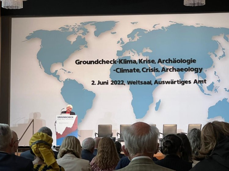 Today in the Climate Change Crises Archeology Conference