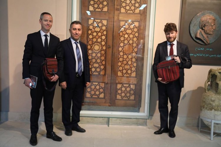 First Deputy Ambassador of France and General Consul of France visit As-Sulaymaniyah Directorate of Archeology and Culture.