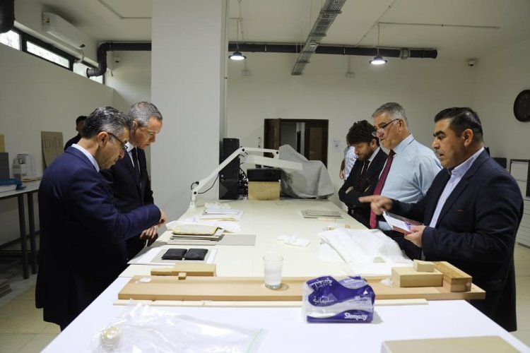 First Deputy Ambassador of France and General Consul of France visit As-Sulaymaniyah Directorate of Archeology and Culture.