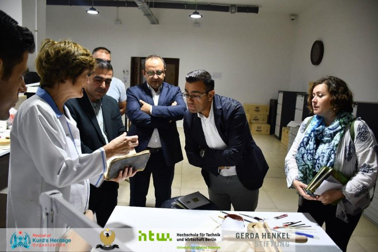 Visit of a delegation of the French IFPO Institute to Paper Restoration Project