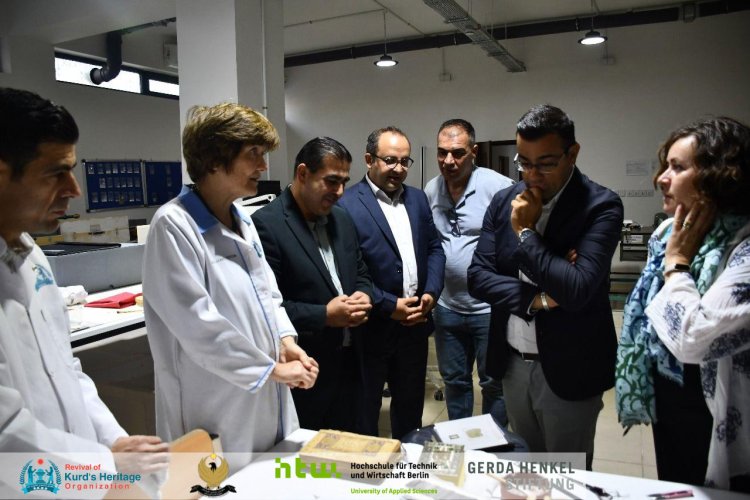 Visit of a delegation of the French IFPO Institute to Paper Restoration Project