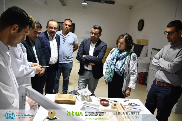 Visit of a delegation of the French IFPO Institute to Paper Restoration Project