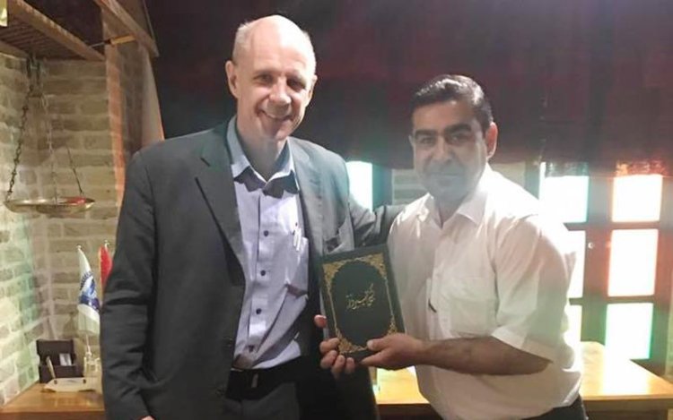 Donation of a holy Bible to Kurd’s Heritage Museum by the Christian representative in Kurdistan