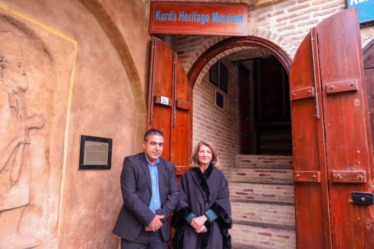 Iraqi First Lady visits Kurdish Heritage Museum